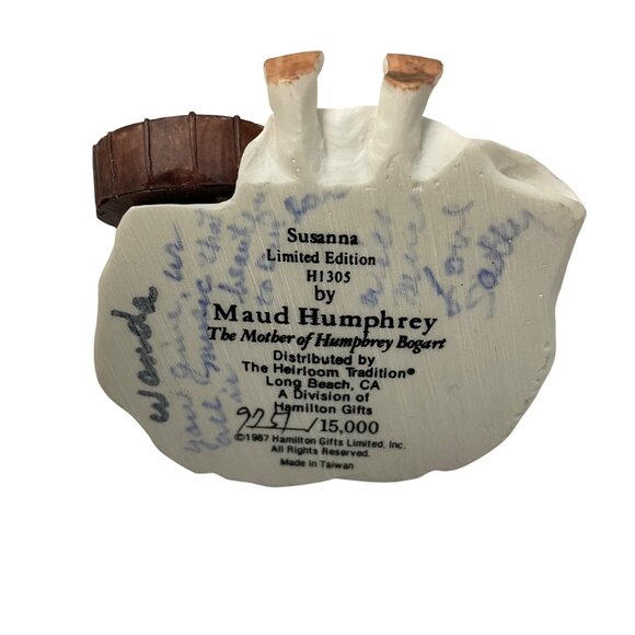 Maud Humphrey Limited Edition Susanna‎ Figurine With Banjo 3 3/4" - Picture 3 of 6